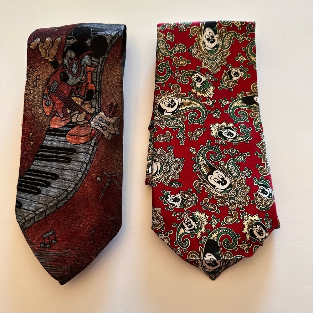 Disney Balancine Vintage Set of 2 (Two) Neckties